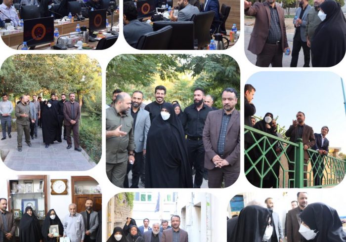حضور عضو شورای شهر تهران از روند پیشرفت پروژه جدید الاحداث بوستان بانوان