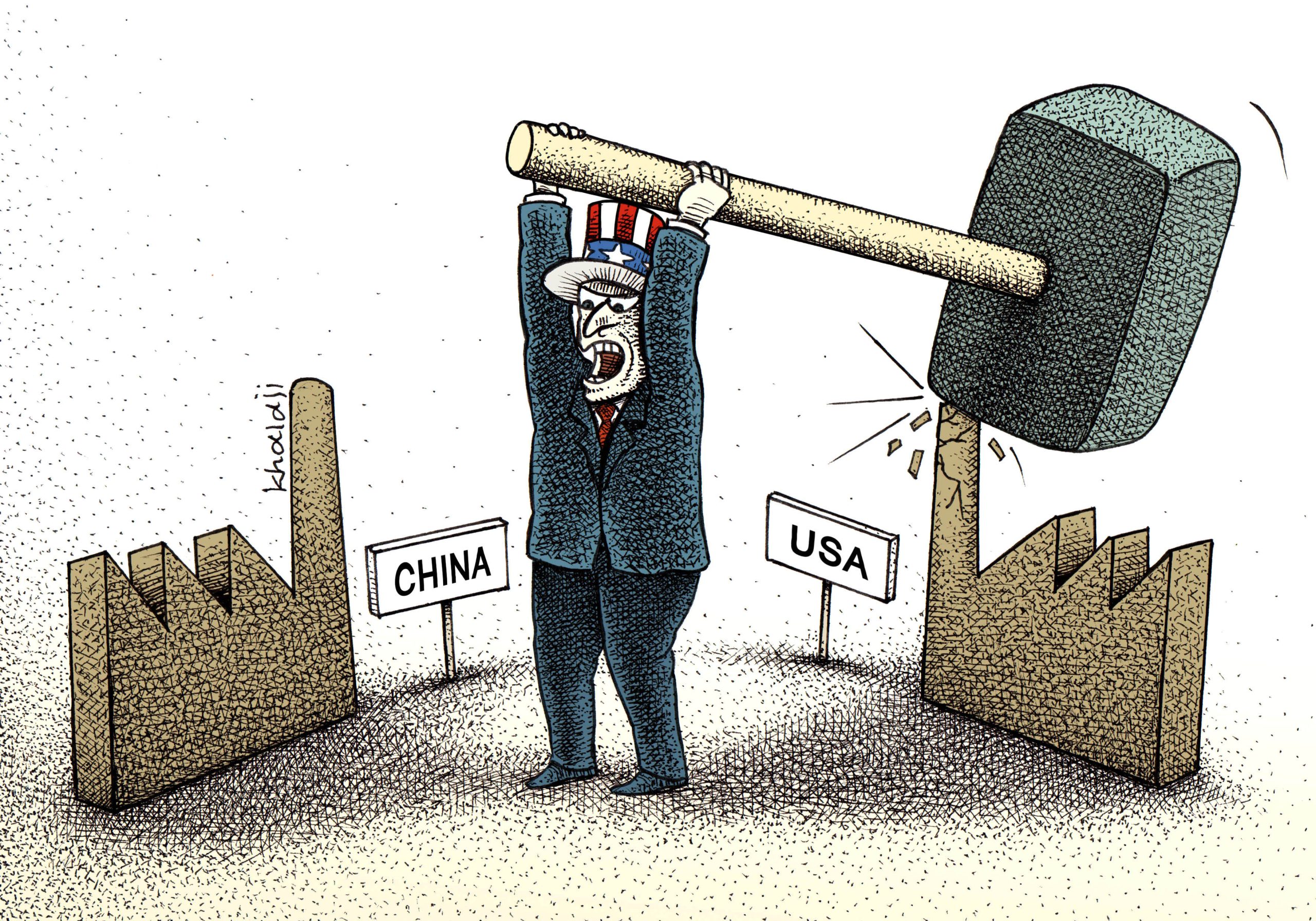 ناتوانی آمریکا از رقابت و تلاش بی حاصل ایالات متحده برای زمین زدن چین
